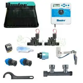 KI-H-2Z24I - Hunter 2-Zone 24V Irrigation Kit Hunter - 1