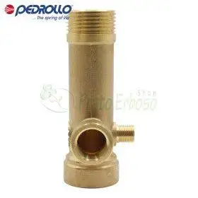 Pedrollo R 4 brass 4-way fitting for pressure systems