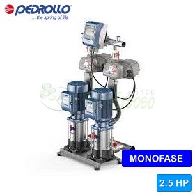 GP2Wm - FCR 100/5 - Set përforcues presioni me një fazë, 2x1.25 HP - Pedrollo