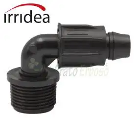 GG-GMC-D16 - Gomito con ghiera 16 mm x 3/4" Irridea - 1