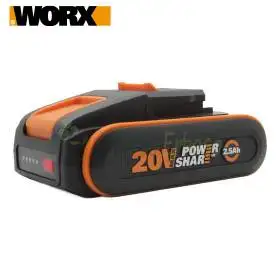 Batteria WA3640 20V 2.5Ah Worx PowerShare con LED