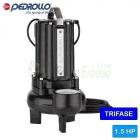 Elettropompa sommergibile VXC 15/65 VORTEX trifase 1.5 HP