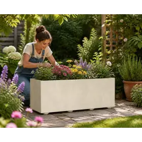 Millennium R Trough - Vaso a cassetta da 59 cm pearl Deroma - 1