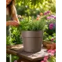 Save pot - Vaso tondo da 29 cm camel