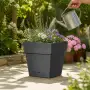Save Square pot - Vaso quadro da 17 cm antracite