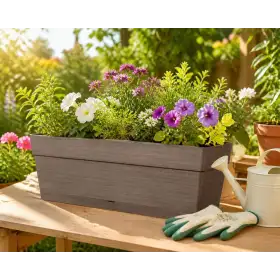 Sparen Sie den Fensterkasten – 49 cm Kamelboxvase Deroma - 1