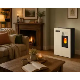 Poêle à pellets Camilla ivoire 4,6 kW