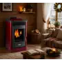 Dafne 65 - 5.5 Kw Bordeaux Pellet Stove