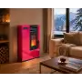 Susy - Poêle à granulés rouge 7,5 kW