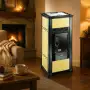 Vivapellets - Estufa de pellets beige de 8 kW