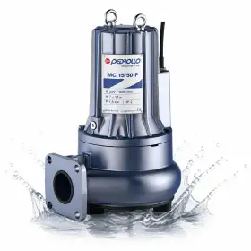 MC 15/50-F - Elettropompa BICANALE per acque luride trifase da 1.5 HP Pedrollo - 1