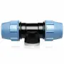 S085025012 - Tee a 90 gradi a compressione 25 x 1/2" x 25