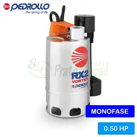 RXm 2/20 - GM (5m) - Pompe électrique monophasée VORTEX 0,50 HP pour