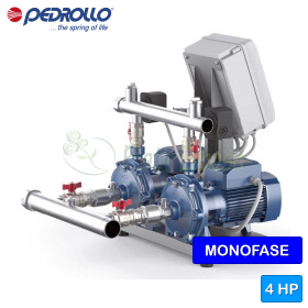 CB2 - 2CPm 25/16B - Gruppo di pressione monofase da 2x2 HP Pedrollo - 1