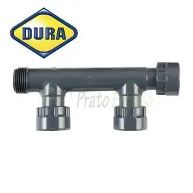M301-010-2 - Colector de tubería de 1" con 2 salidas