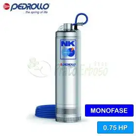 NKm 2/3 (10m) - Pompe électrique submersible monophasée 0,75 CV Pedrollo - 1