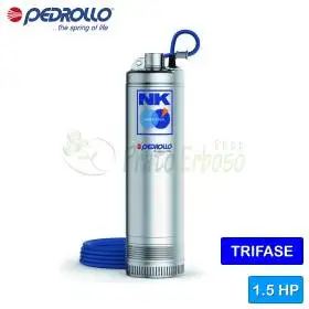 NK 2/5 (10m) - Pompe électrique submersible triphasée 400 V 1,5 CV Pedrollo - 1