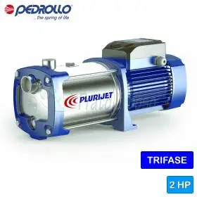 PLURIJET 4/200 - Pompe électrique triphasée auto-amorçante multi-turbines de 2 CV