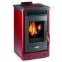 Dafne 65 - Estufa de pellets burdeos 5,5 Kw