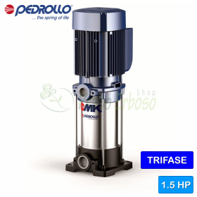 MK 3/5 - 1.5 HP three-phase vertical multistage electric pump Pedrollo - 1