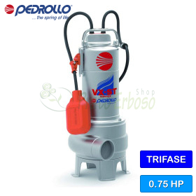 VX 8/35-ST - Pompe électrique pour eaux chargées VORTEX triphasée 0,75
