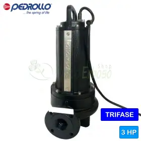 Pompë elektrike zhytëse trefazore TR 2.2 - 3 HP me mulli
