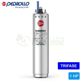 4PS/1 - Motore incapsulato 4" da 1 HP trifase