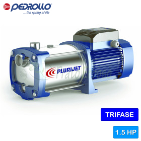 PLURIJET 3/130 - Bomba eléctrica multiimpulsor autocebante trifásica de 1,5 HP Pedrollo - 1
