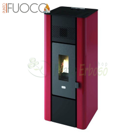 Minnie - Poêle à pellets rouge 6,3 Kw Punto Fuoco - 1