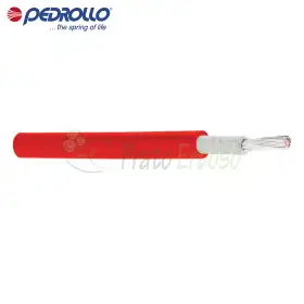 117SF104R - Cavo per impianti fotovoltaici rosso 1 X 4 mm2