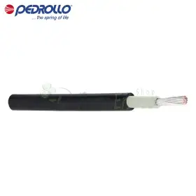 Kabëll i zi për sisteme fotovoltaike 1 X 4 mm2 Pedrollo - 1