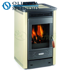 Dafne 65 - 5.5 Kw beige pellet stove Olimpia Splendid - 1