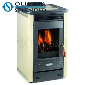 Dafne 65 - 5.5 Kw beige pellet stove Olimpia Splendid - 1
