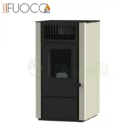 Dora - 9.5 kw ivory pellet stove Punto Fuoco - 1
