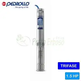 4SR 10/7 N-PD - 1,5 PS dreiphasige elektrische Tauchpumpe Pedrollo - 1
