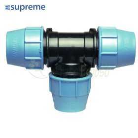 S080050050 - Tee në 90 gradë për të compression 50 x 50 x 50