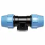 S085040112 - Tee a 90 gradi a compressione 40 x 1 1/2" x 40