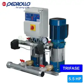 CB2 - MK 5/7 - Grupo de presión trifásico 2x2,5 CV Pedrollo - 1