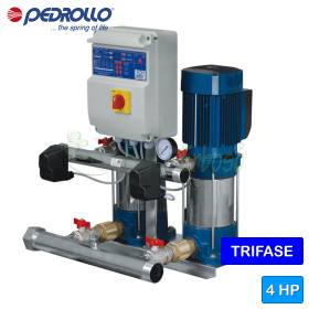 CB2 - MK 8/5 - Grupo de presión trifásico 2x2 HP Pedrollo - 1