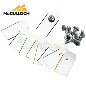 RB1 - Juego de 9 cuchillas con tornillos para robots cortacésped