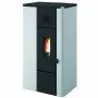 Noa – 6,3 kW weißer Pelletofen