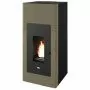 Ilaria Hydro - Stufa a pellet hydro da 17.5 Kw tortora