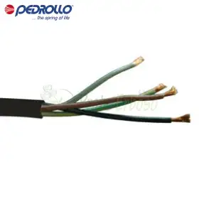 H07 RN-F 4x1 - Câble électrique pour pompe submersible 4x1 mm2 Pedrollo - 1