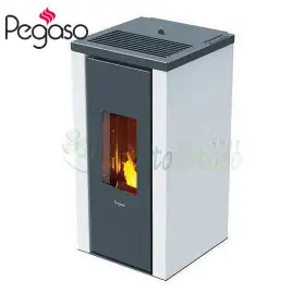 Estufa de pellets blanca Vera 7.0 de 7 kW Pegaso - 1