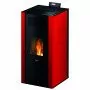 Poêle à granulés hydro Mira 22 - 22 kW, rouge