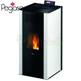 Mira 22 - 22 Kw white hydro pellet stove Pegaso - 1