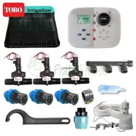 KI-T-3Z24I - Kit de riego Toro de 3 zonas y 24 V