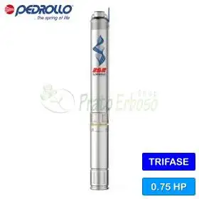 Pompe électrique submersible triphasée 3SR 1/31 - 0,75 CV Pedrollo - 1