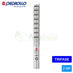 4HR 18/6 - PD - 2 HP three-phase submersible electric pump Pedrollo - 1