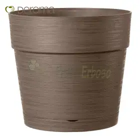 VASO SAVE R camel - Round vase 24.5 cm camel